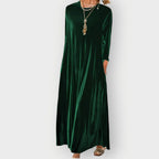 Rosaline | Women Velvet Long Sleeve Formal Dresses For Occasions