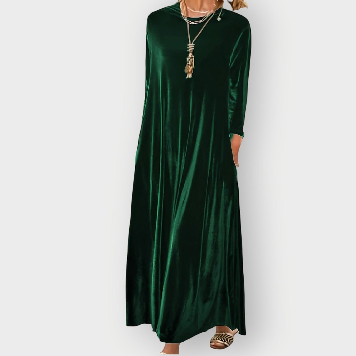 Rosaline | Women Velvet Long Sleeve Formal Dresses For Occasions