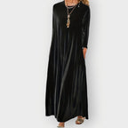 Rosaline | Women Velvet Long Sleeve Formal Dresses For Occasions