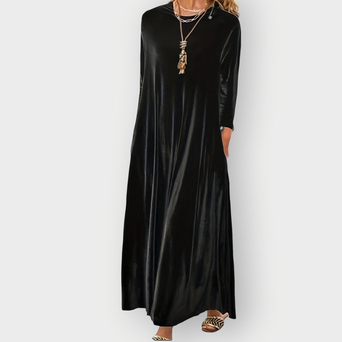 Rosaline | Women Velvet Long Sleeve Formal Dresses For Occasions