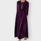 Rosaline | Women Velvet Long Sleeve Formal Dresses For Occasions