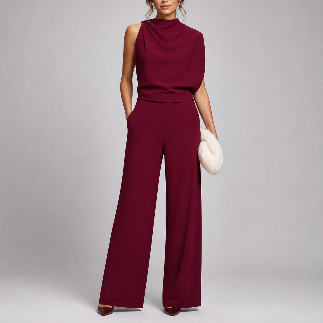 Noemie | Sleeveless Wide-Leg Jumpsuit Smart Casual Occasion