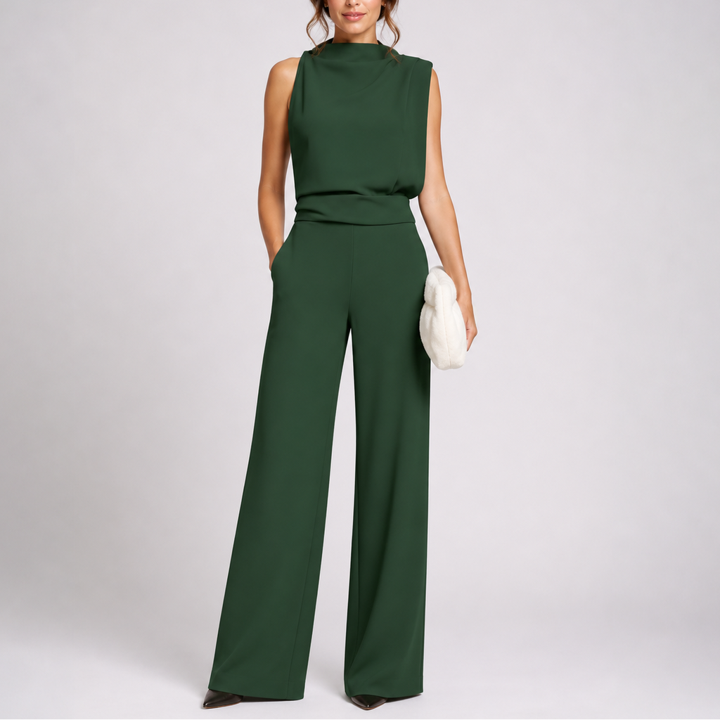 Noemie | Sleeveless Wide-Leg Jumpsuit Smart Casual Occasion