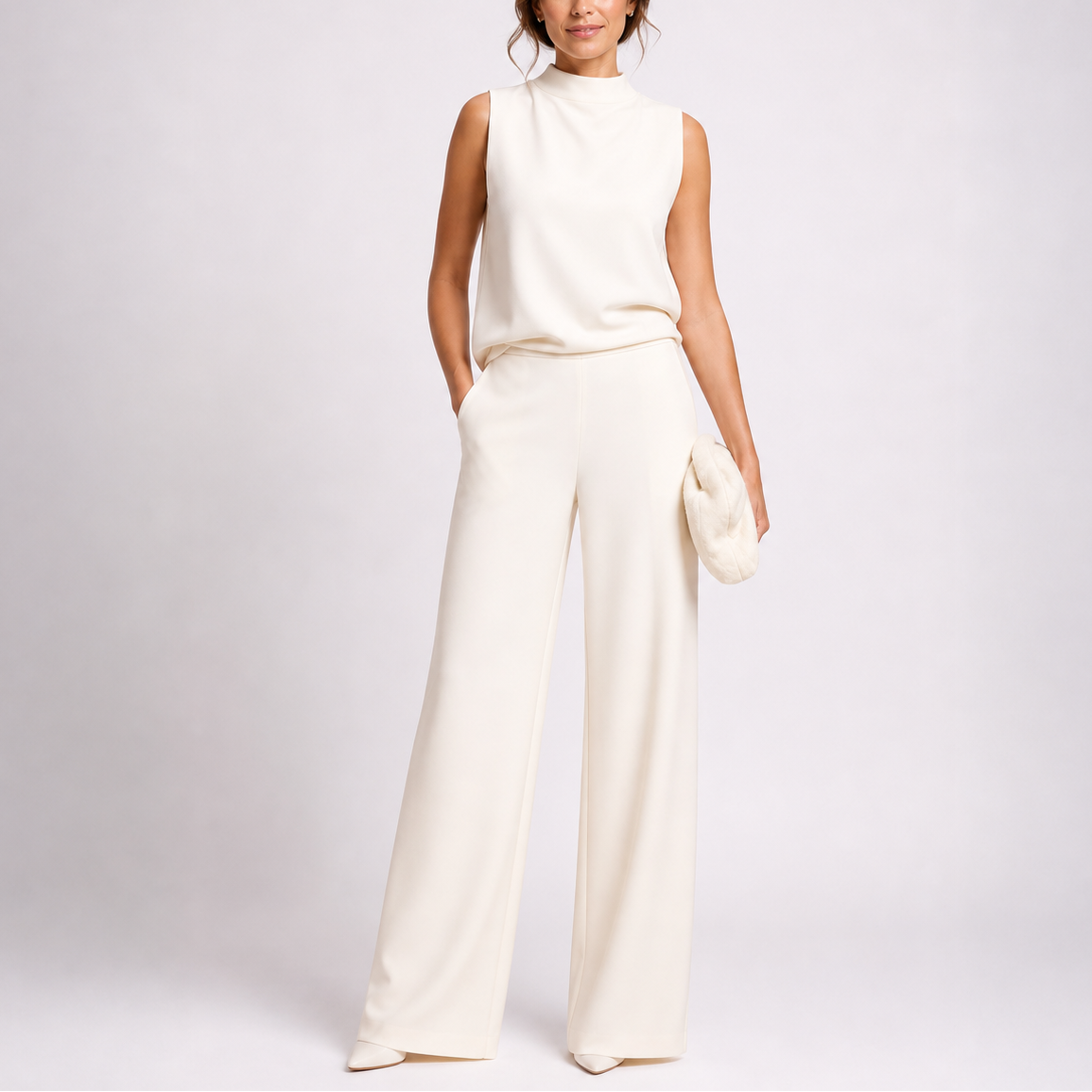 Noemie | Sleeveless Wide-Leg Jumpsuit Smart Casual Occasion