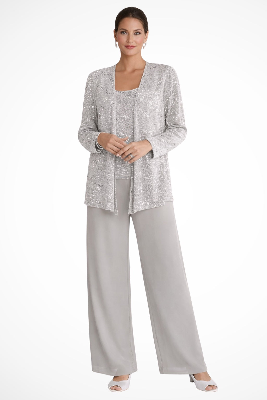 Harriet | Three Piece Sequin Lace Suit