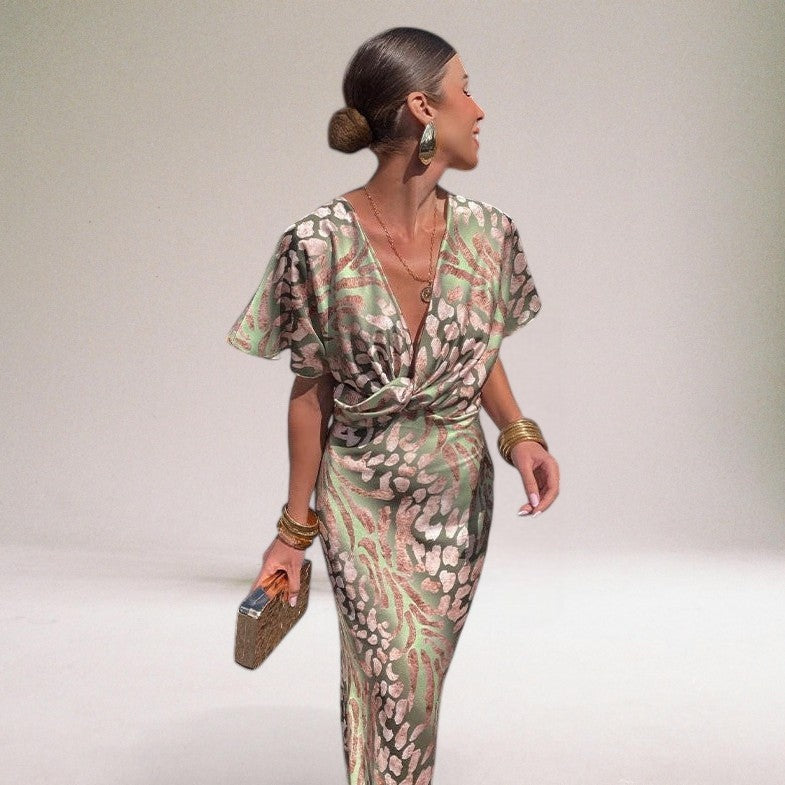 Eleanor | Weading Guest Long Sleeve Maxi Dress