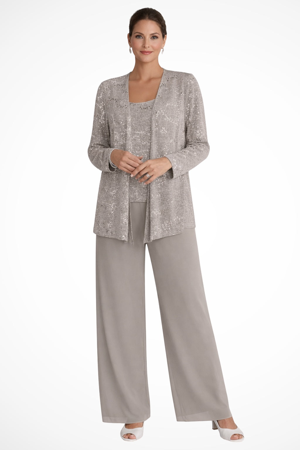 Harriet | Three Piece Sequin Lace Suit