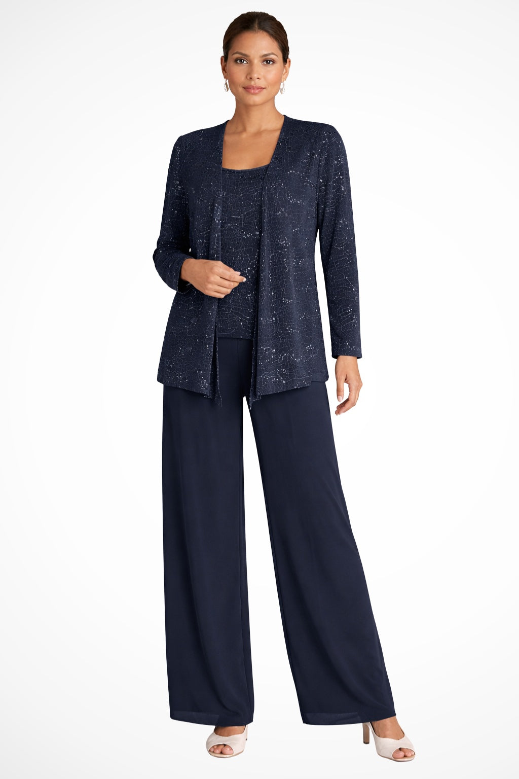 Harriet | Three Piece Sequin Lace Suit