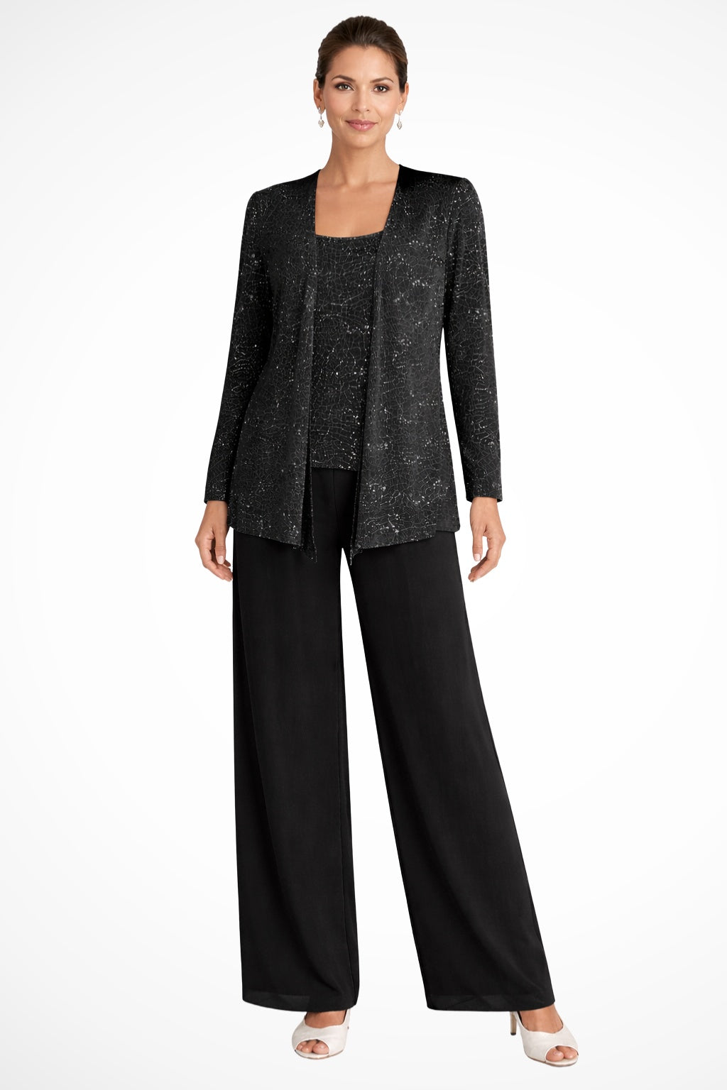 Harriet | Three Piece Sequin Lace Suit